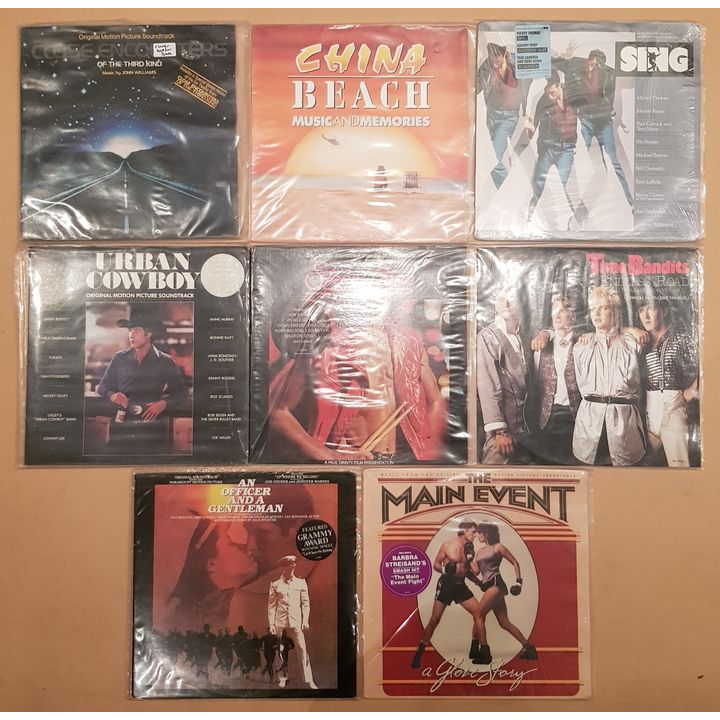 Vinyl Records (x8)