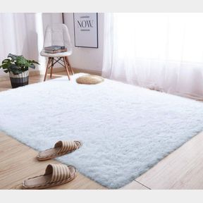 New Large Premium Fluffy Carpet/Rug White New Design |