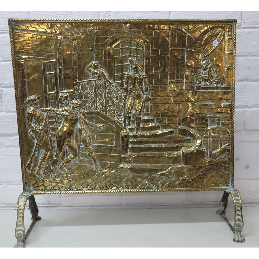 BRASS FIRE SCREEN