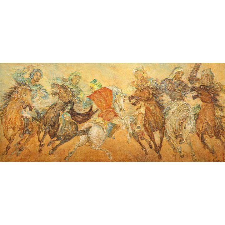 Gerard Henderson ''Bukzashi'' 1979 Large Oil