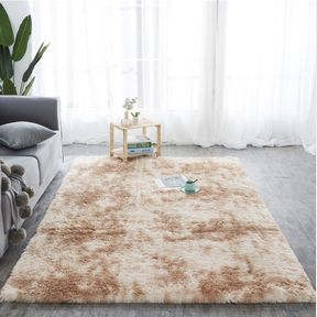 New Large Premium Heavy Duty Fluffy Carpet/Rug Complementary SMTE Tieback Beige 200 L x 150 W cm | ONLY ORANGE