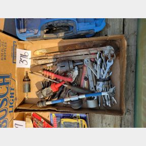 End Wrenches, freon tube, whole saws and other tools