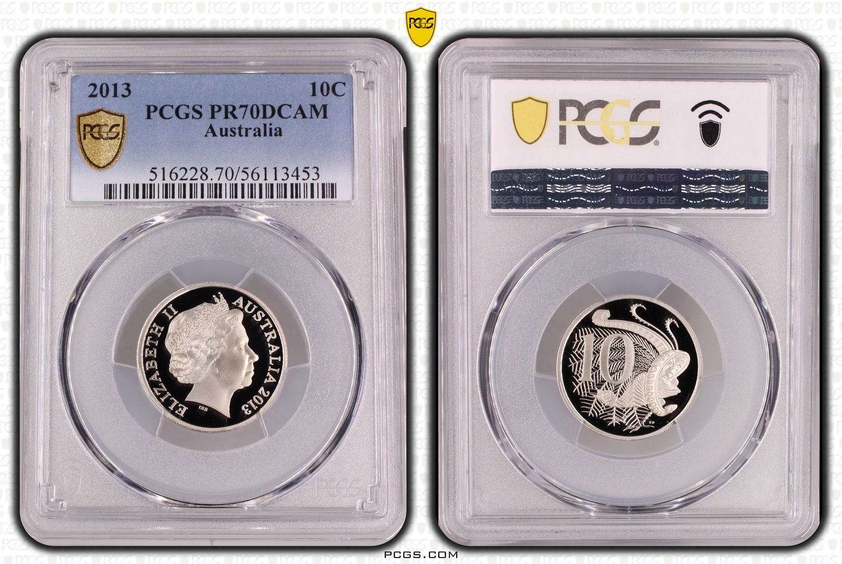 Ten Cent, 2013, PR70DCAM