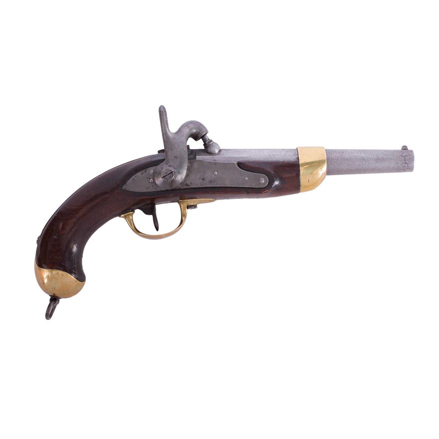 Pistolet kapiszonowy, kawaleryjski, Francja, model 1822T Bis