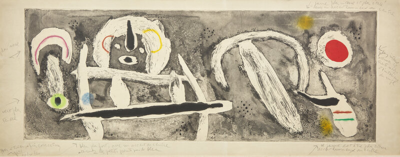 Joan Miró
(Spanish, 1893–1983)
Grand Vent (color proof), 1960