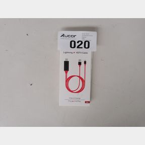 LIGHTNING HDMI TO HDTV CABLE ADAPTER - CONNECTS TO IPHONE ONLY