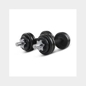 Everlast 20KG Dumbbell Set - Black-50588/1666 B5(s1) B(D)
