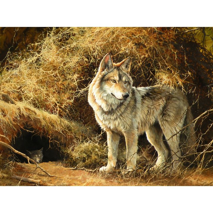 Bonnie Marris (1951- ), By the Den