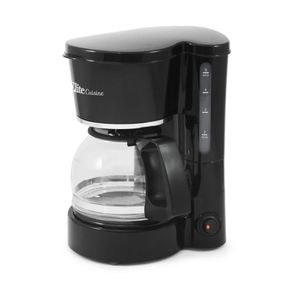 5-CUP BLACK COFFEE MAKER WITH PAUSE AND SERVE WITH WASHABLE FILTER