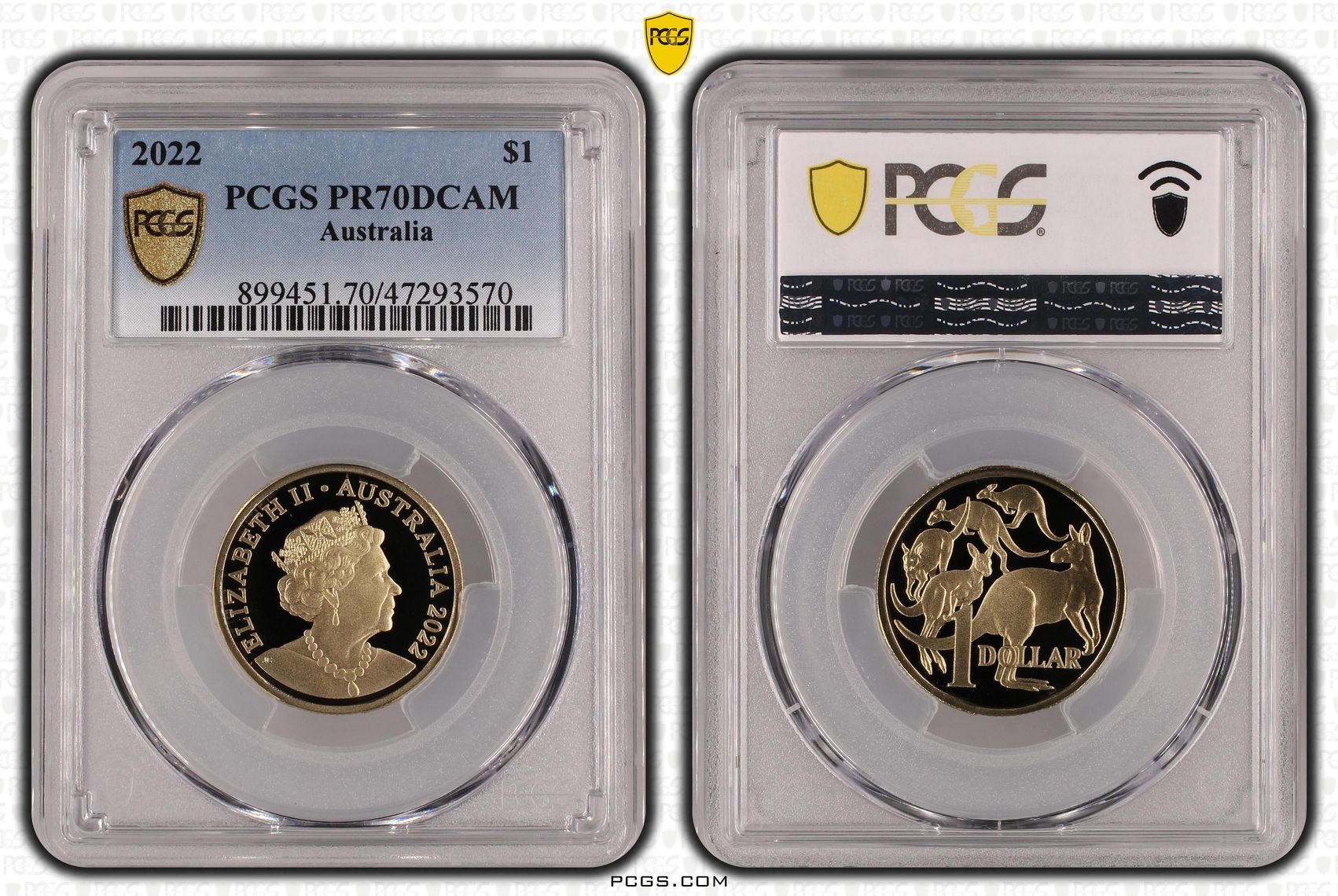 One Dollar, 2022, PCGS PR70DCAM