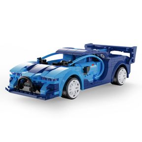 CaDA Technic R/C Blue Race Car Bugatti Veyron 325 Pieces 20cm Long|