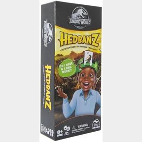 JURASSIC WORLD HEDBANZ FAMILY GAME NIGHT QUESTION GAME