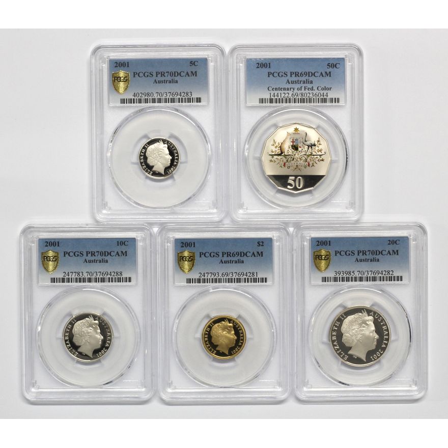 Elizabeth II, Proof Set, 2001 Accumulation