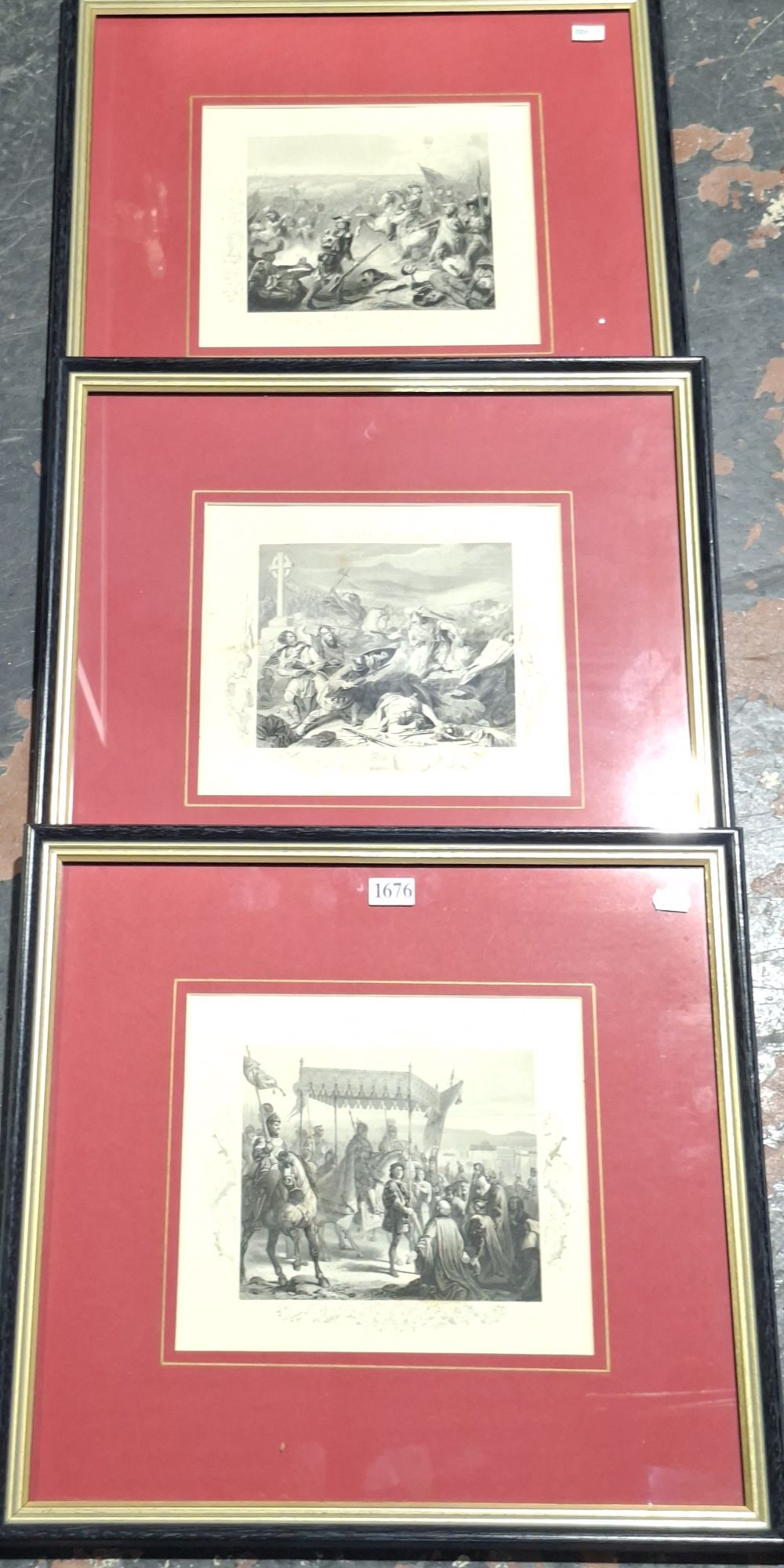 FRAMED ANTIQUE ENGRAVINGS