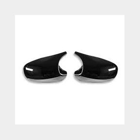 Gloss Black Mirror Covers Compatible with BMW E82 M3 Style Pre Face Models |