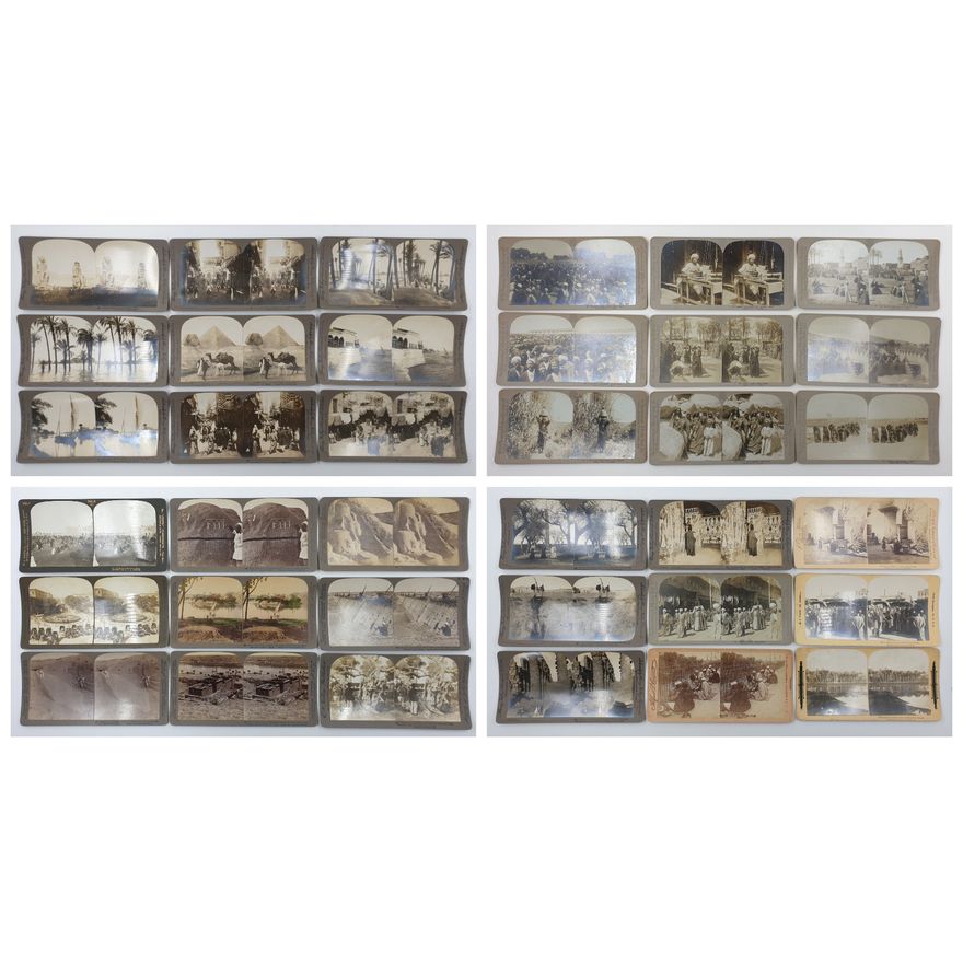Stereograph Cards - Egypt (x36)