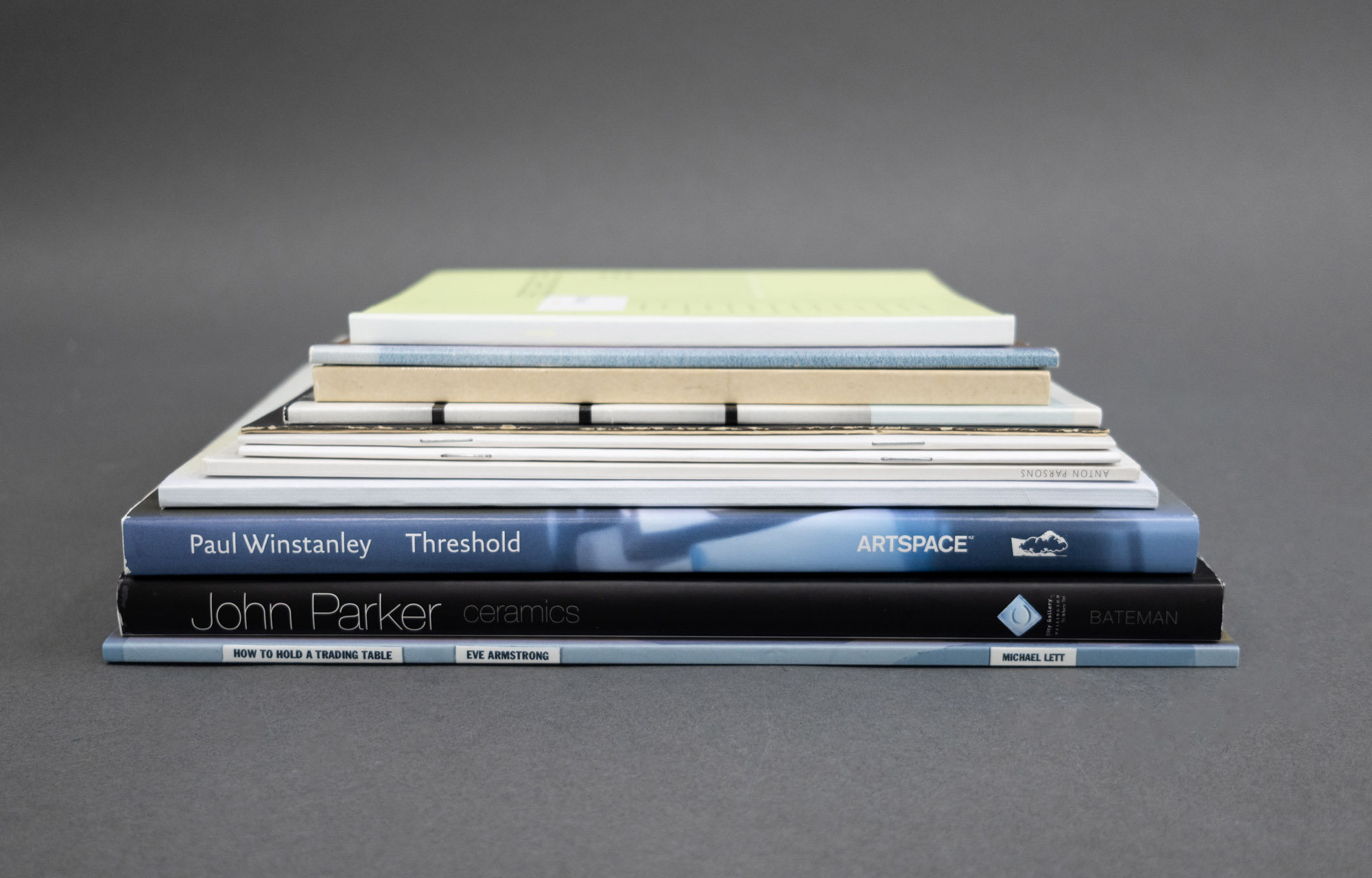 An assortment of New Zealand art publications — sold at auction in New Zealand for $70