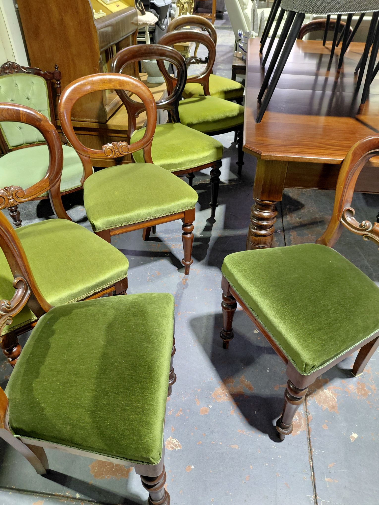 177 · HARLEQUIN SET OF CHAIRS