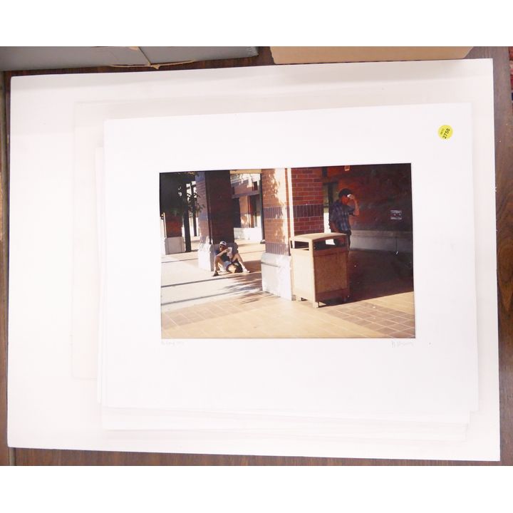 8pc Oregon Modern Art Photographs- Matted- 28x22''