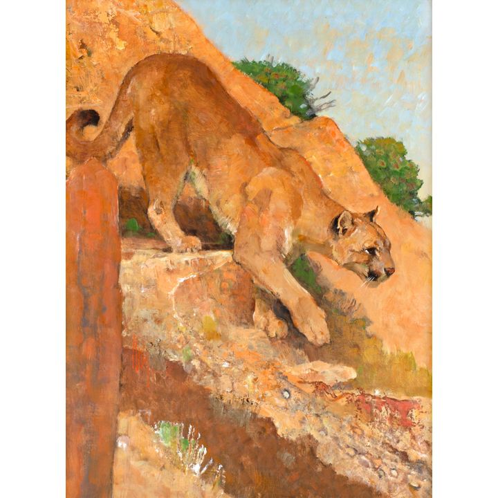 Bob Kuhn (1920-2007), Stalking Cougar