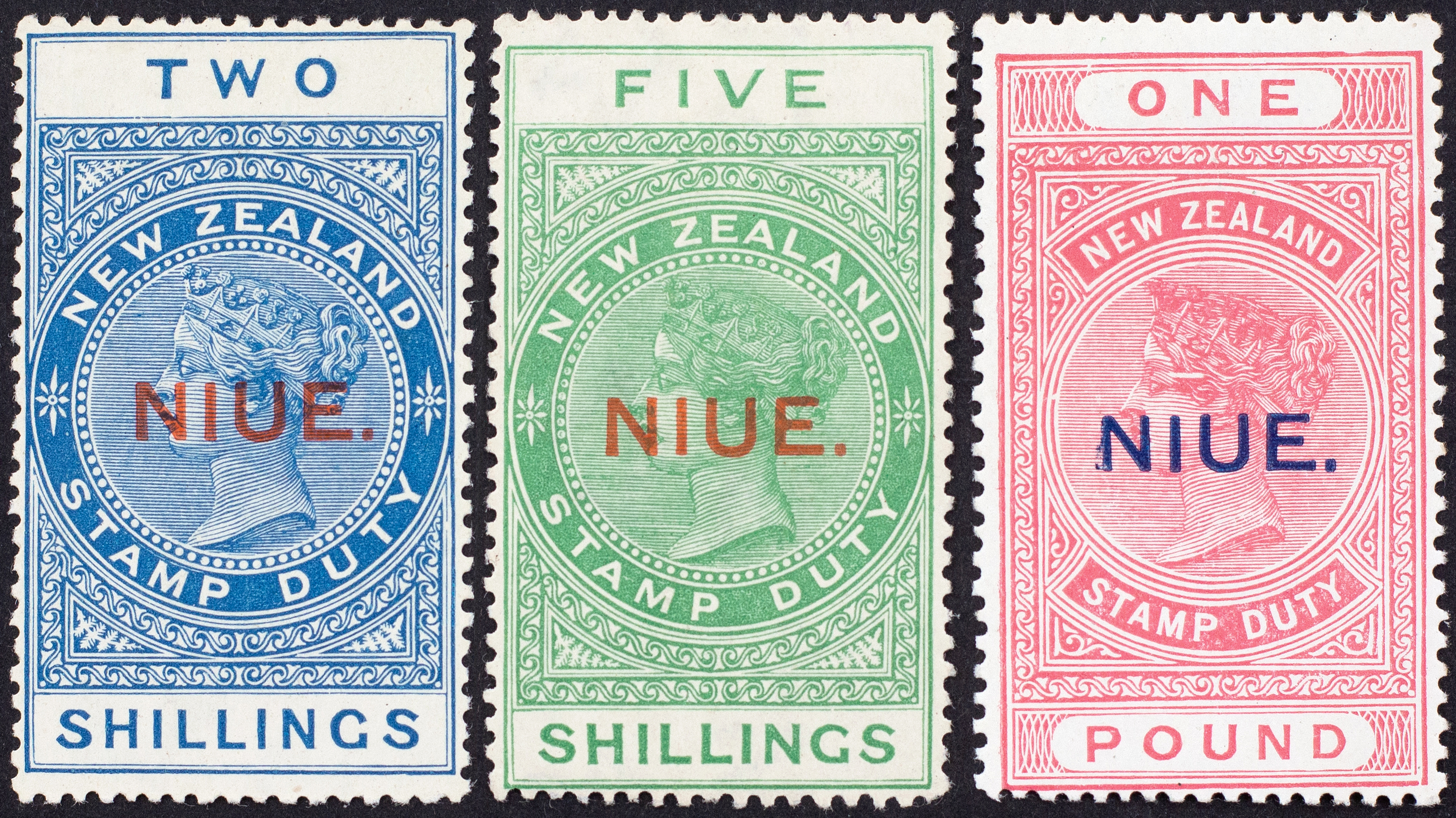 New Zealand, Niue, Postal Fiscal, 1918 - 1929, Good