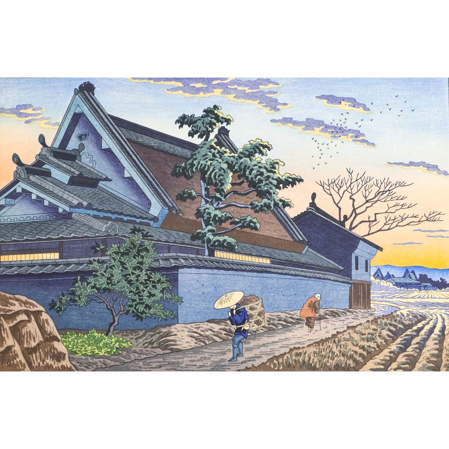 Takeji Asano ''Twilight in the Village, Nara'' 1953