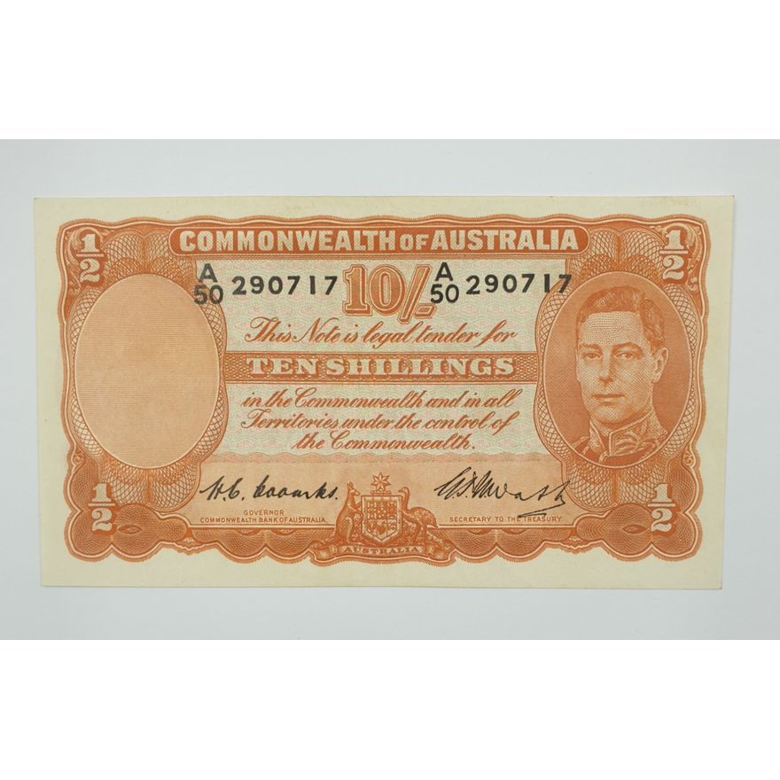 CoA C/W Ten Shilling Note
