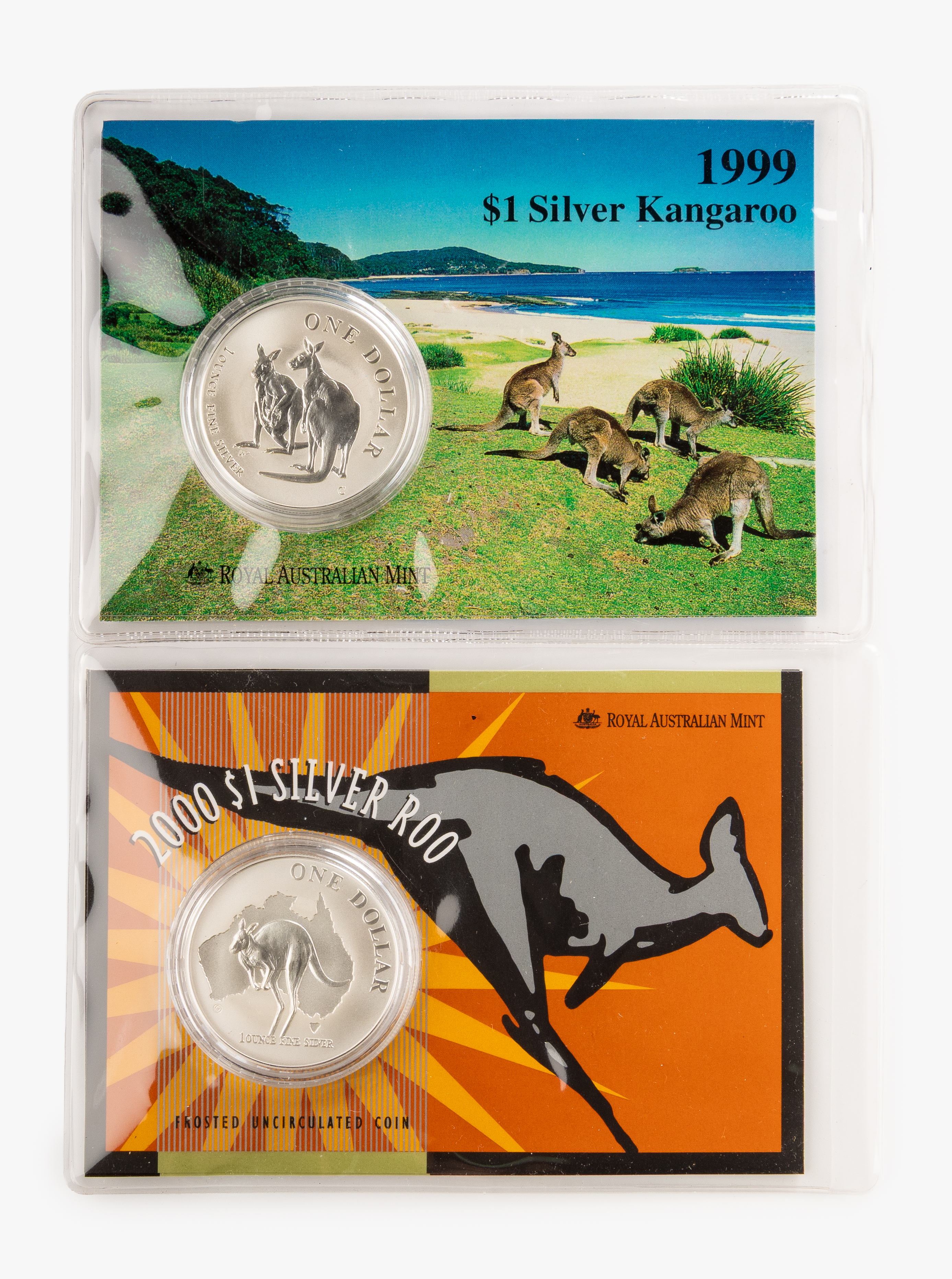 Elizabeth II, RAM - Silver Kangaroo, One Dollar, 1999 - 2000, UNC