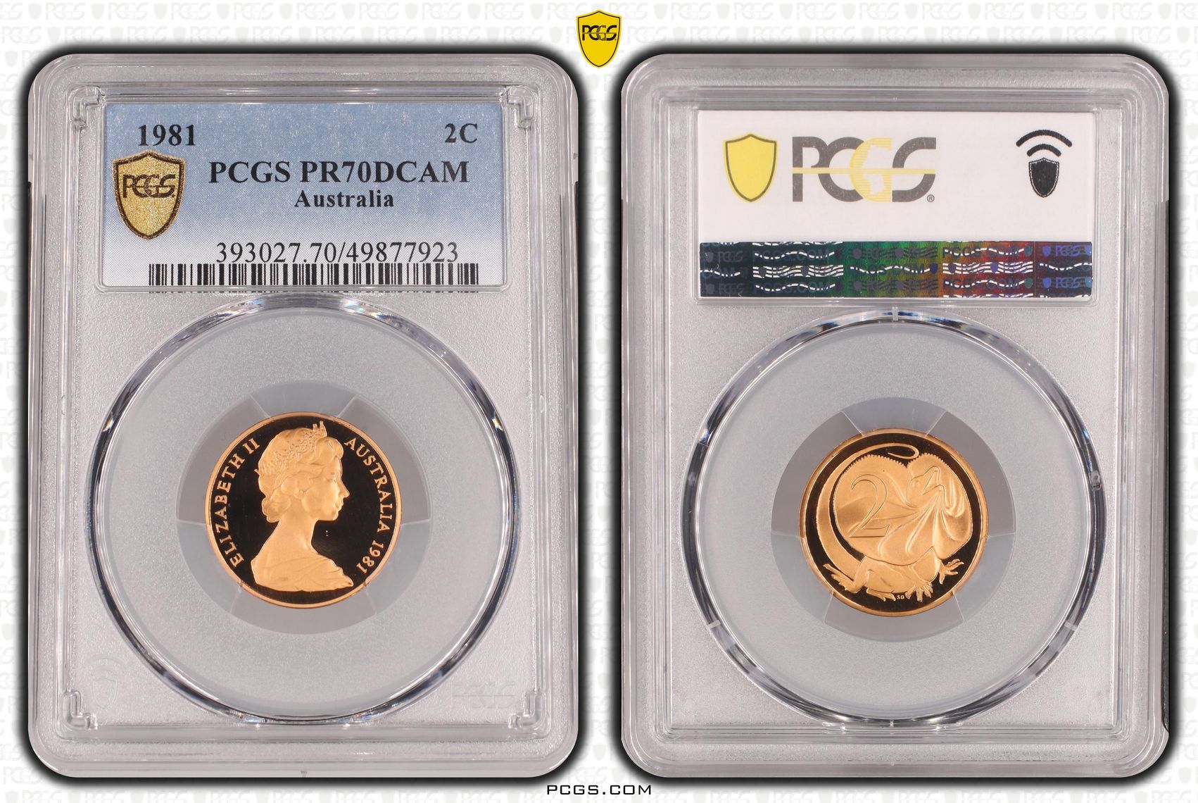 Two Cent, 1981, Pcgs Pr70dcam