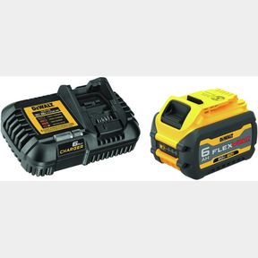 DEWALT FLEXVOLT 20V/60V MAX BATTERY AND CHARGER STARTER KIT, LITHIUM ION (DCB606C)