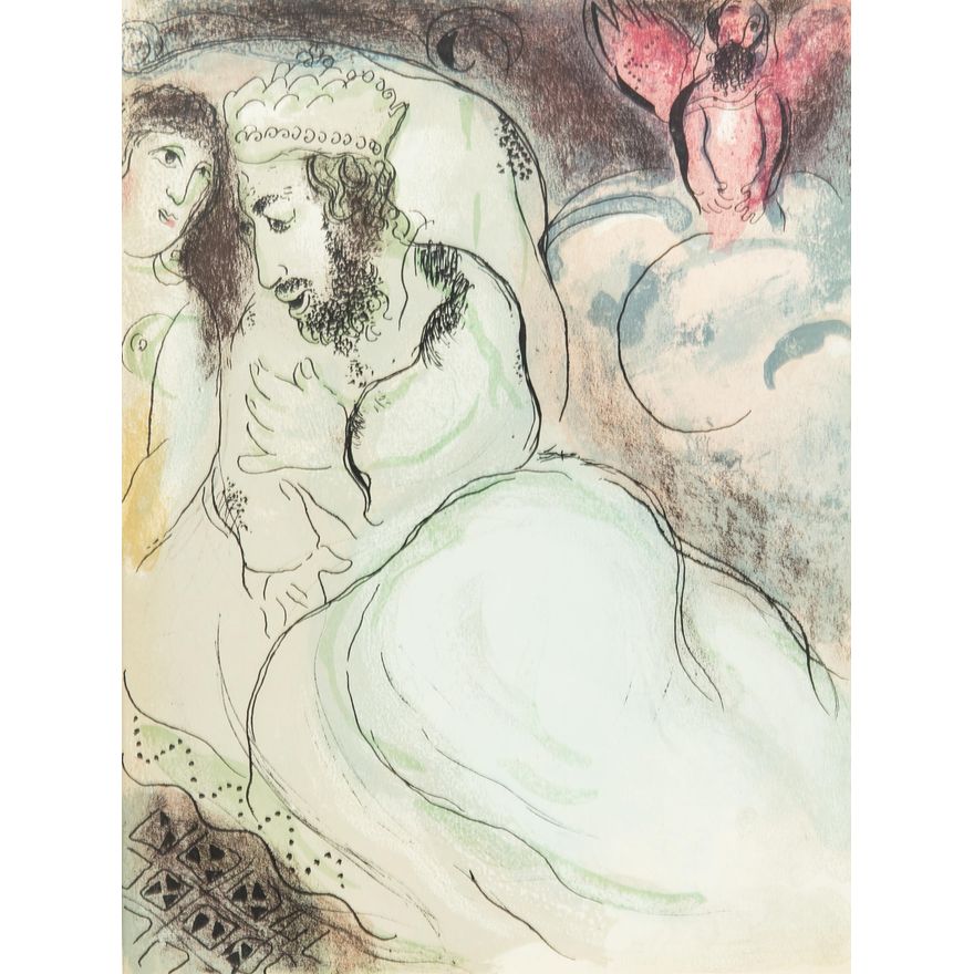 Marc Chagall | Sara i Abimelech
