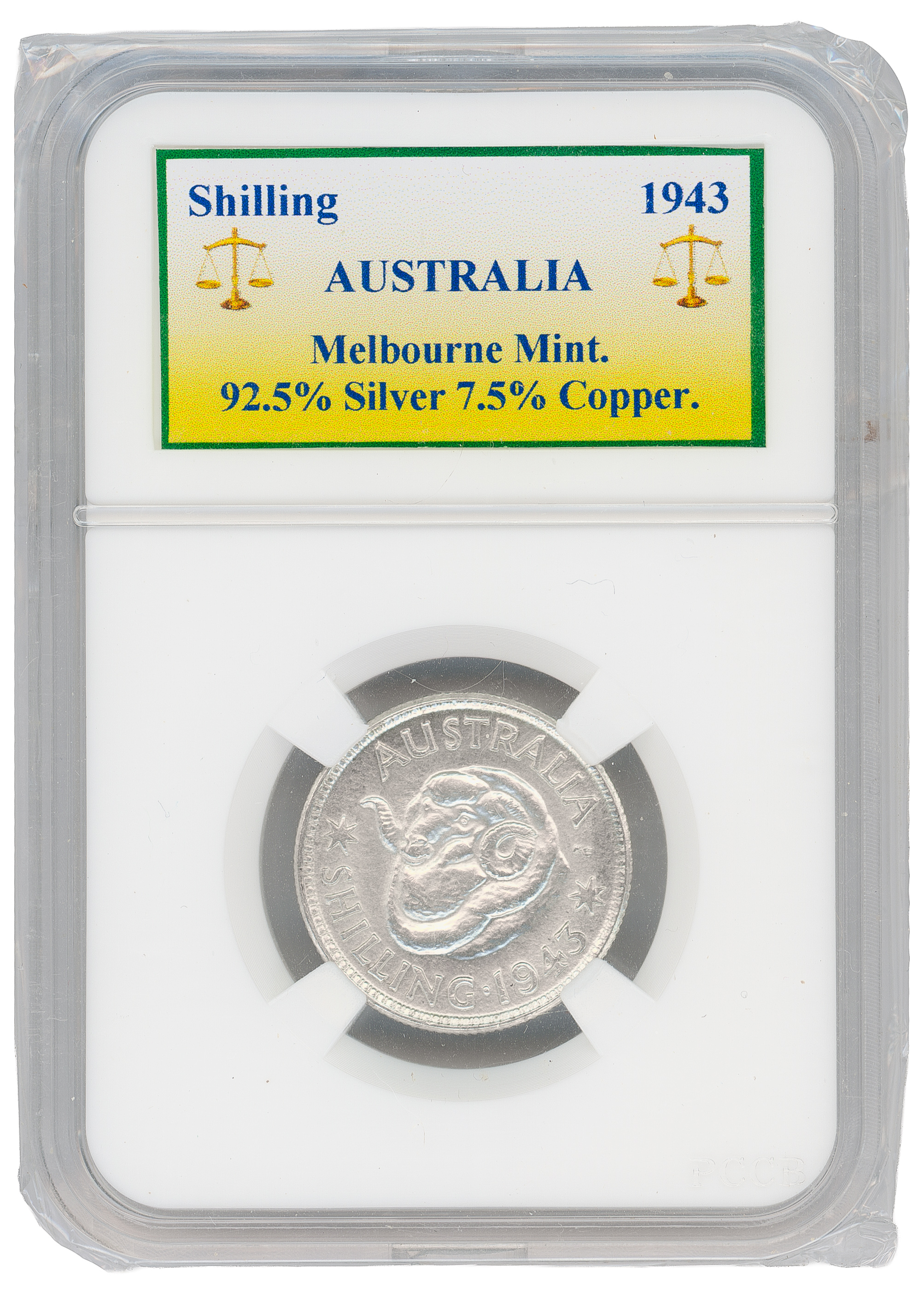 Shilling, 1943,