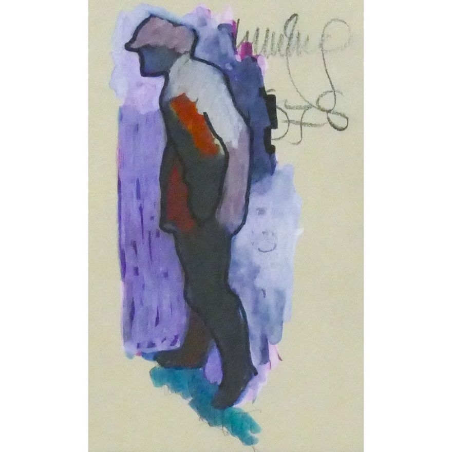 William Cumming ''Man Walking'' (Park Figure) 1978 Mixed Media