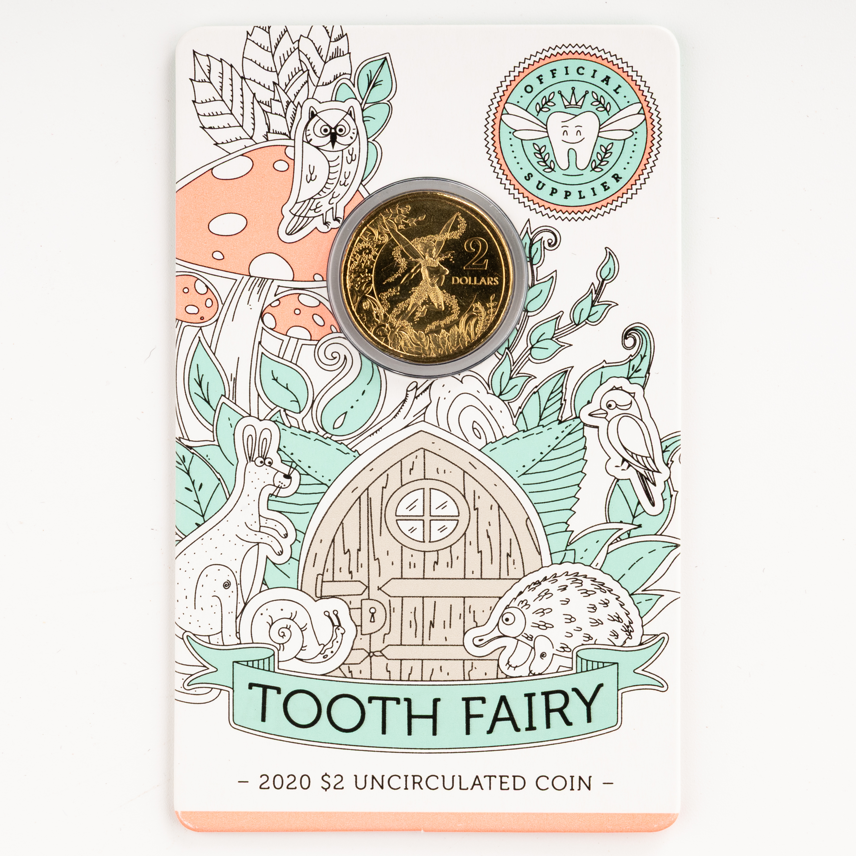 123 · Tooth Fairy, Two Dollars, 2020,  UNC