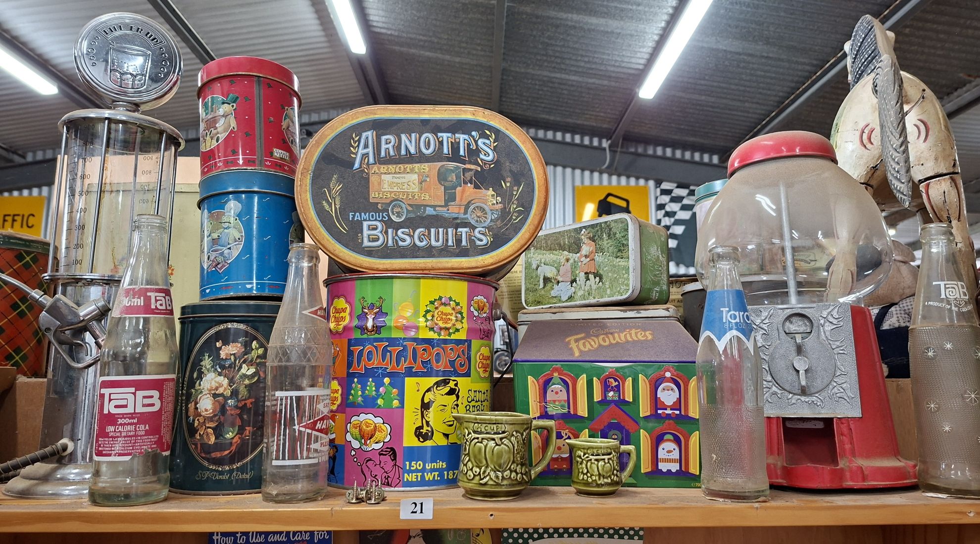 21 · COLLECTABLE TINS ETC