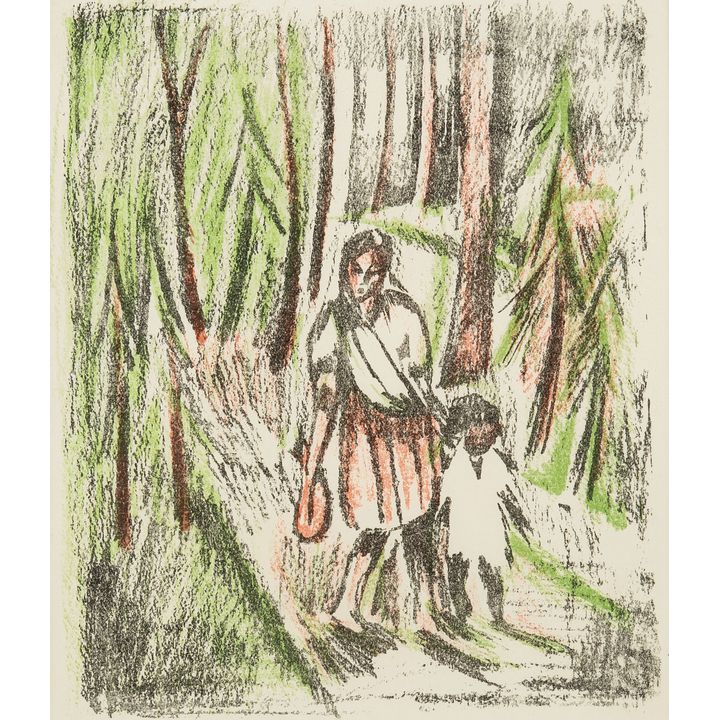 Jan Hrynkowski | Cyganka z teki "Czartak. Zbór poetów w Beskidzie. Poezje i proza", 1928 r.