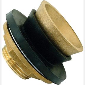 2 IN. X 1-1/4 IN. EASTMAN 40139 CAST BRASS CLOSET SPUD