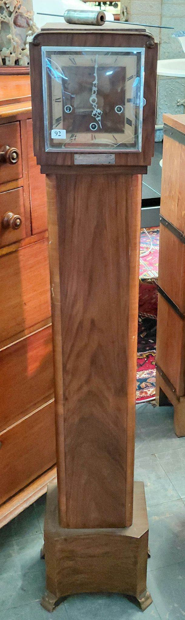 92 · ART DECO GRANDMOTHER CLOCK