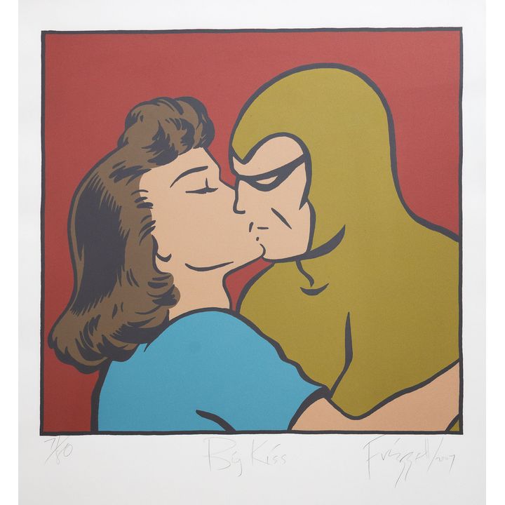 Dick Frizzell 'Big Kiss'
