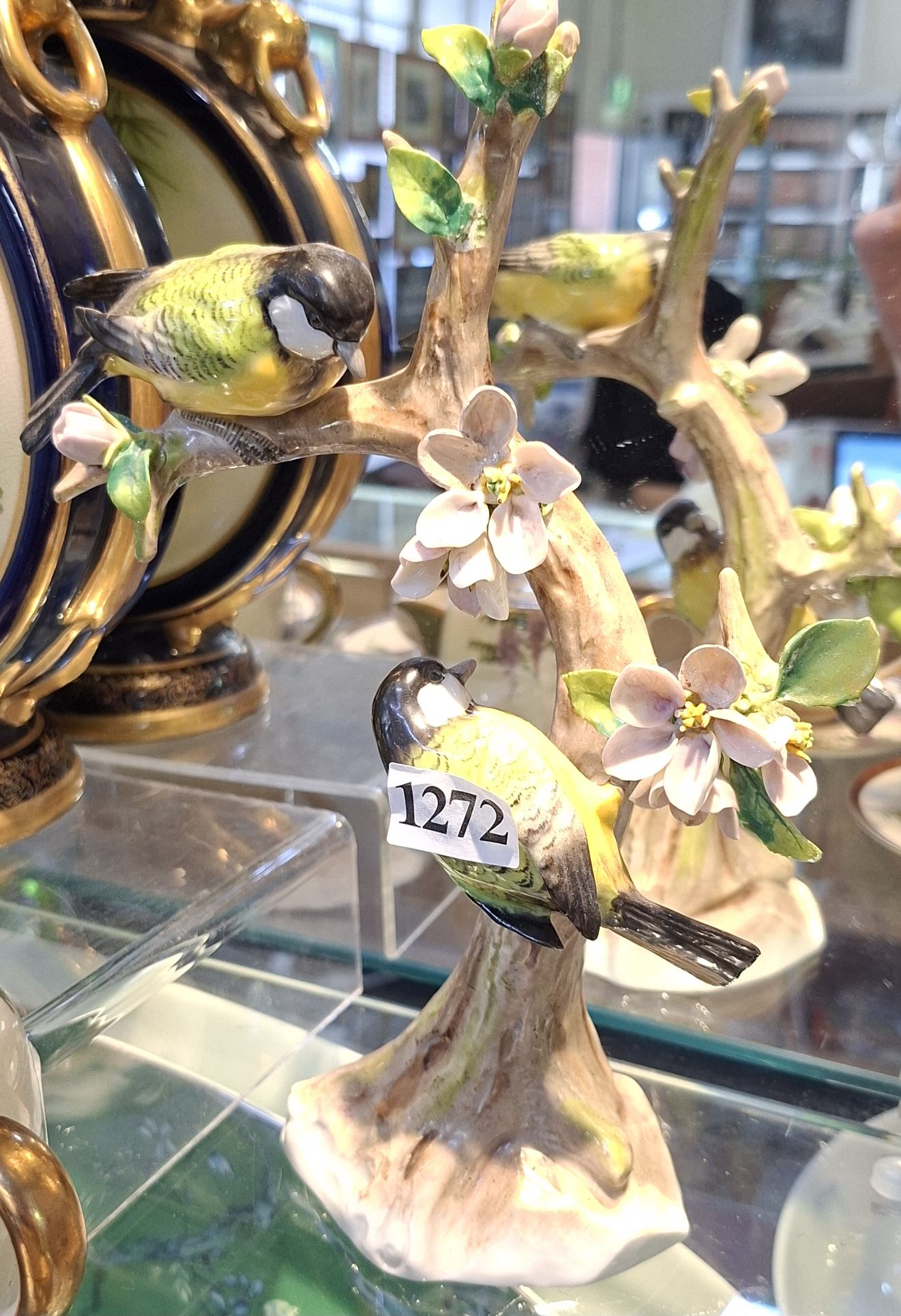 German Ceramic Bird Figurine