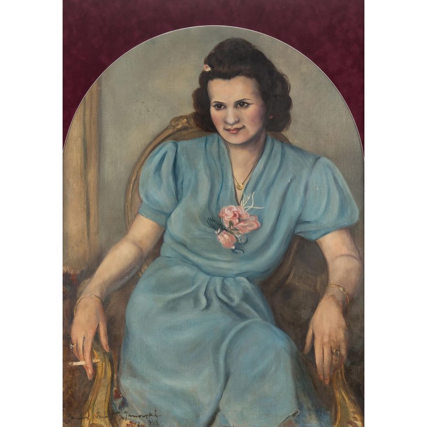 Janusz Janowski | Portret kobiety, 1943 r.