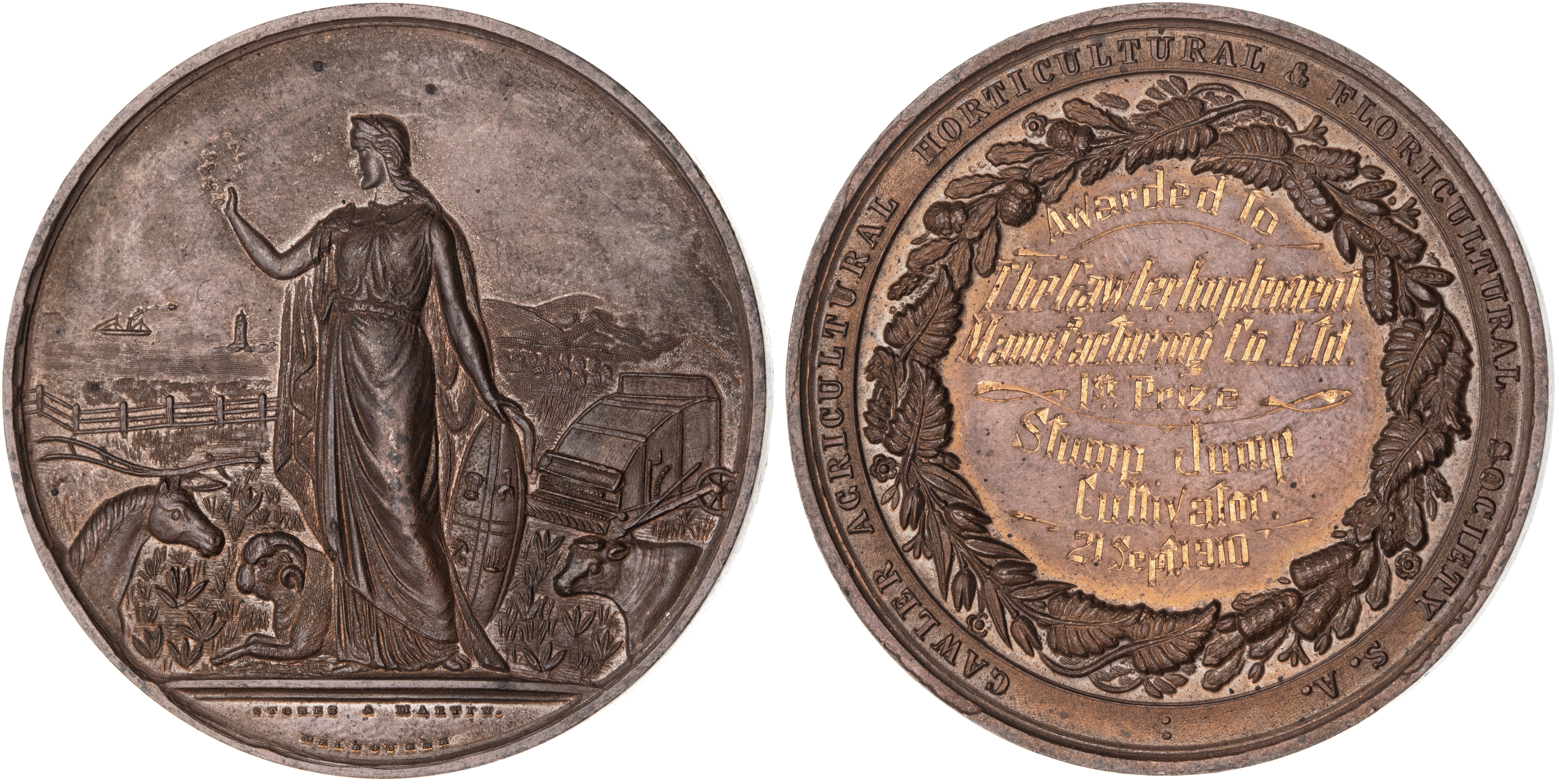 Gawler Agricultural Horticultural & Floricultural Society of South Australia, UNC