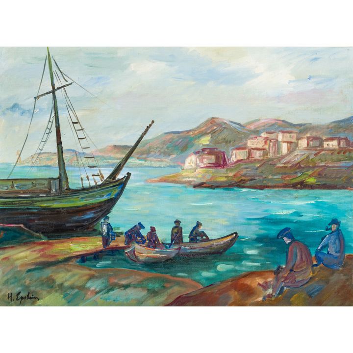 Henryk Epstein | Powrót rybaków, około 1927-1930