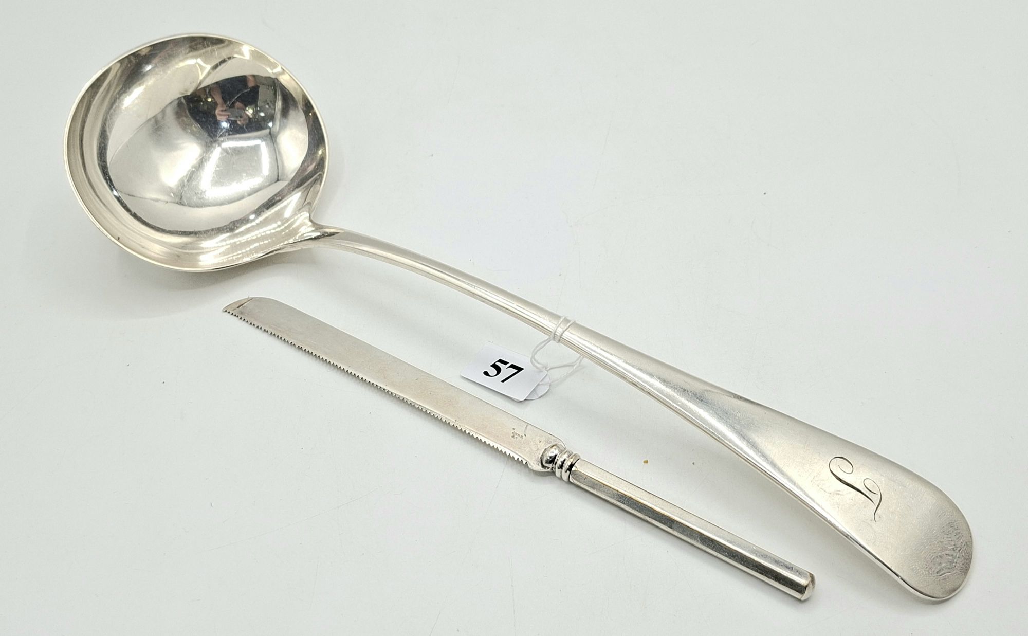 57 · WALKER AND HALL SOUP LADLE