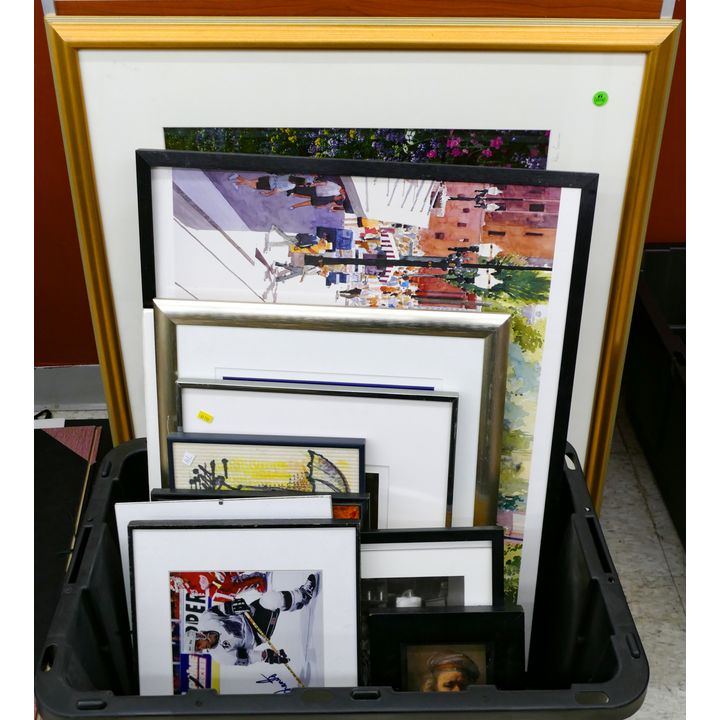 12pc Framed Modern Art Photographs and Prints