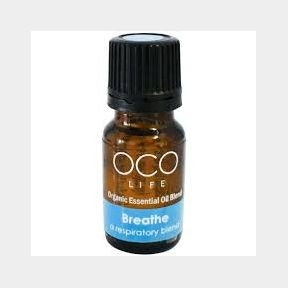 Organico Breathe Essential Oil Diffuser Blend 10ml- bar -9900674927645- 51736/470 AS B2 (S9)