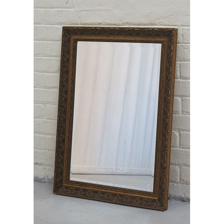 FRAMED BEVELLED GLASS MIRROR
