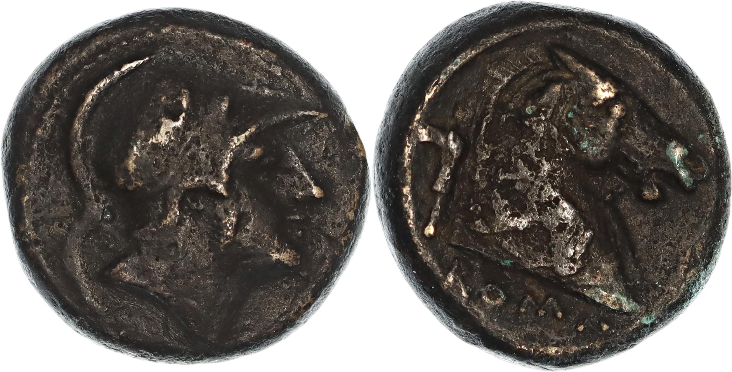 Roman Republic, Anonymous Coinage, Æ Litra, 241-235 BC, VF