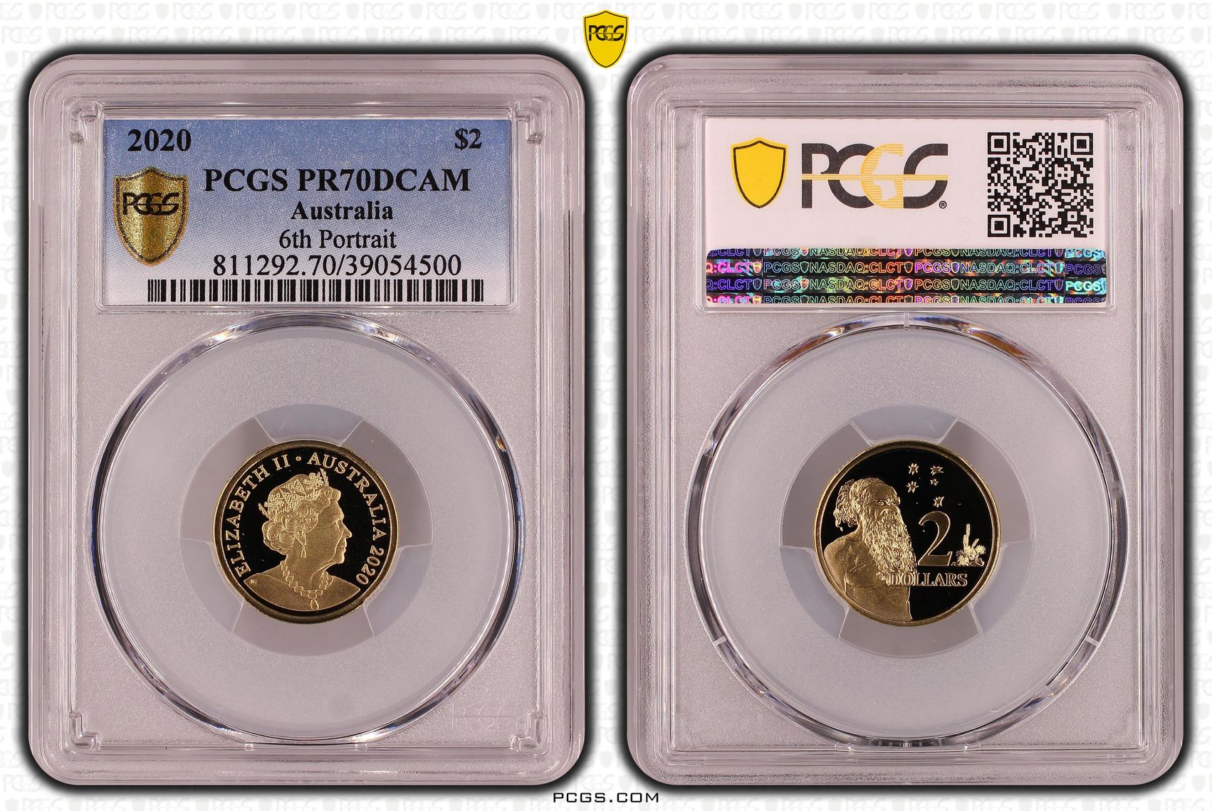 6th Portrait, Two Dollar, 2020, PCGS PR70DCAM