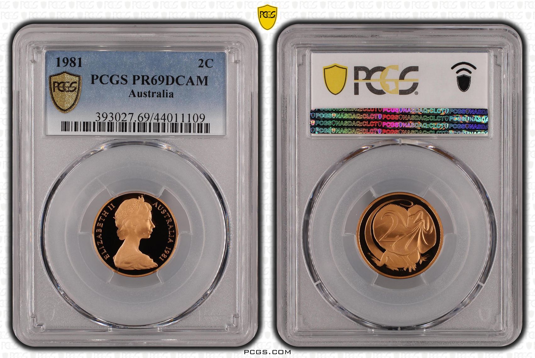 Two Cent, 1981, Pcgs Pr69dcam